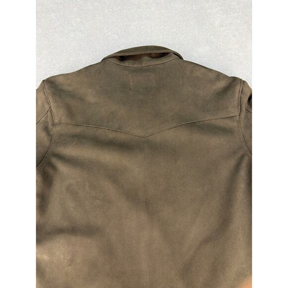 Outlander By Craft & Flow Western Suede Zip Jacket Men’s M Blk Style#E-Manuel-MN - Picture 8 of 8